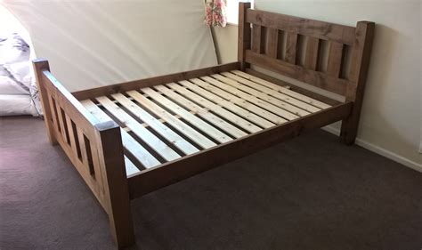 plank panel slatted bed