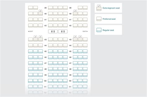 Cathay Pacific Premium Economy Seat Map