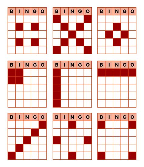 10 Best Printable Bingo Game Patterns PDF for Free at Printablee