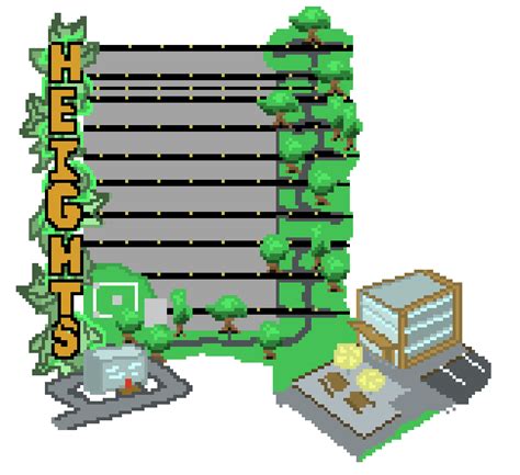 Heights Map | Pixel Art Maker