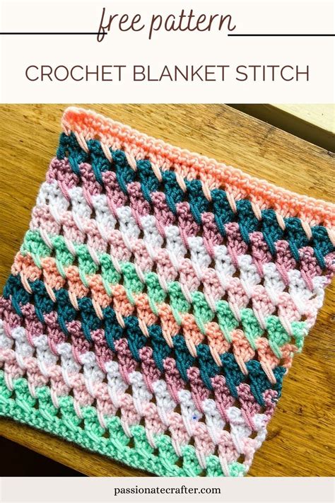 Crochet stitch easy Judith stitch free crochet pattern + video tutorial - Passionate Crafter