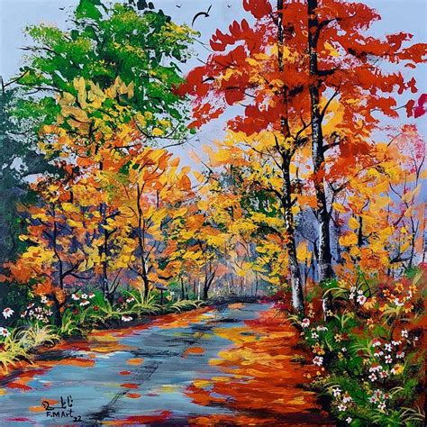 Abstract Autumn Paintings