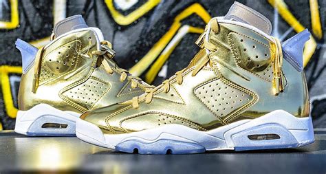 Holiday treat: Nike Air Jordan Retro 6 Pinnacle Metallic Gold