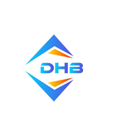 DHB abstract technology logo design on white background. DHB creative initials letter logo ...