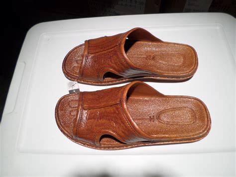 Pali Hawaii Sandal PH186 - SIZE 9 MENS-light brown-1 PAIR