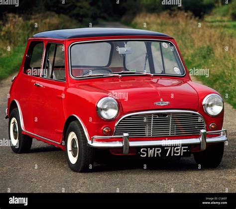 red Mini Cooper S MKI 1275cc from 1967 Stock Photo - Alamy