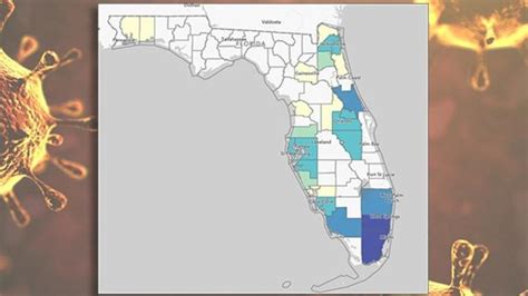 Interactive map of coronavirus cases in Florida