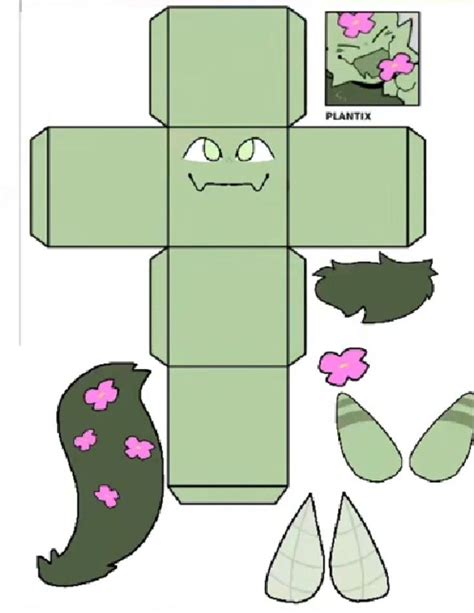 cube kaiju paradise Cube Template, Paper Doll Template, 3d Paper, Paper Crafts, Fursuit Tutorial ...