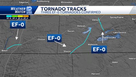 12 tornadoes confirmed across Wisconsin