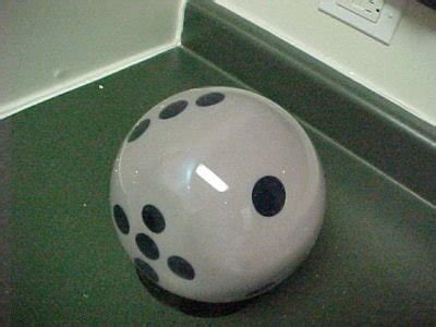 CLEAR DICE 13 LB BOWLING BALL SPARE BALL | #127685534