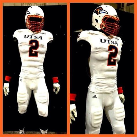 Utsa all white uniforms with chrome face mask | Football uniforms, American football, Football ...