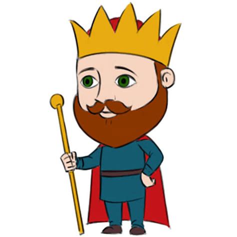 How to Draw a King for Kids - Easy Drawing Tutorial