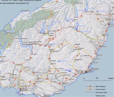 Where is Timaru Creek Recreation Reserve? Map - New Zealand Maps