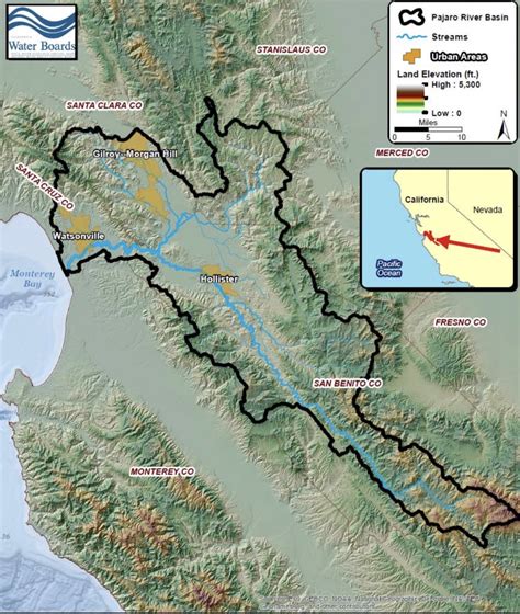 Dustin Mulvaney on Twitter: "The Pajaro River in the news today is the second largest watershed ...