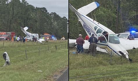 Wild Video Shows Moment Plane Makes Crash Landing on I-12