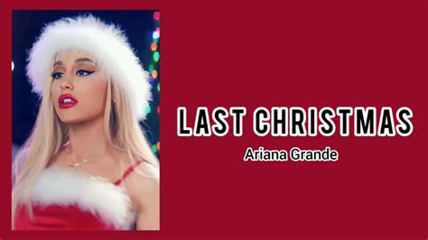 Ariana Grande Last Christmas Album Cover