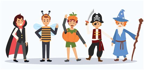 Children in Halloween costume. Halloween kids. 3374176 Vector Art at Vecteezy