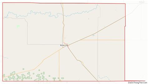 Map of Cimarron County, Oklahoma - Thong Thai Real