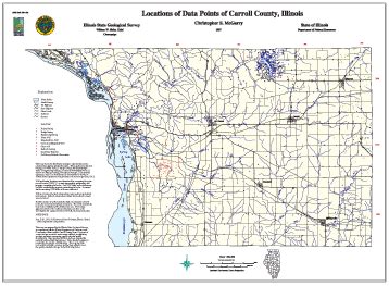 Locations of Data Points of Carroll County, Illinois | Resources | UIUC