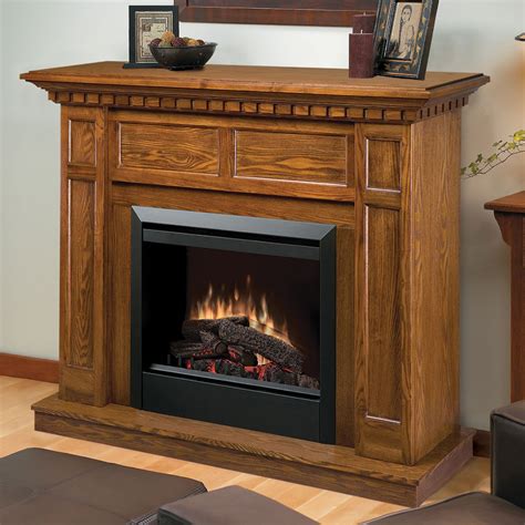 Caprice Oak Electric Fireplace Mantel Package | DFP4743O | Dimplex