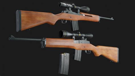 ArtStation - Ruger Mini-14 Ranch Rifle with Leupold VX-1