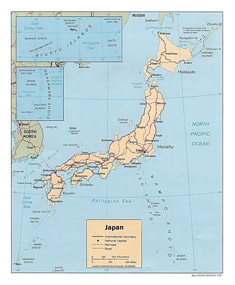 Map of Japan