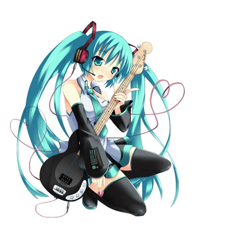 Hatsune Miku PNG 5 by iamglee on DeviantArt