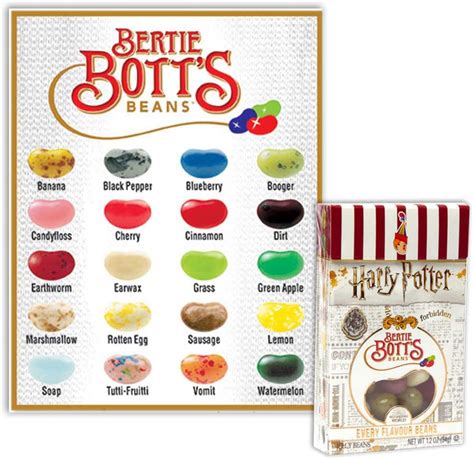 Harry Potter Bertie Bott's Every Flavour Jelly Belly Beans OZ (34g) X3 | ubicaciondepersonas ...