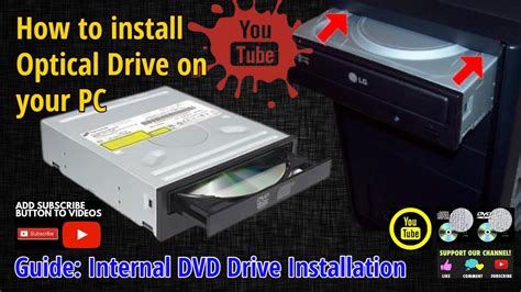 DVD Optical Drive PC Installation - YouTube