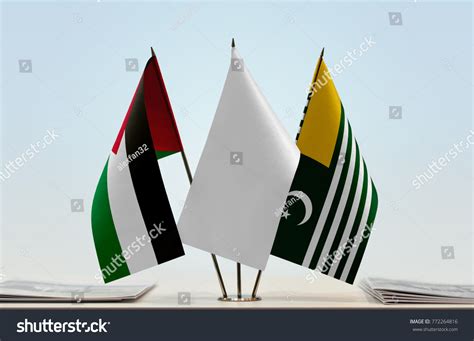 Flags Palestine Kashmir White Flag Middle Stock Photo 772264816 | Shutterstock