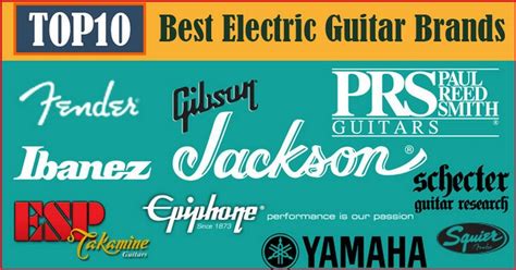 Top Guitar brands in the world - List of Top 10 Best Guitar brands