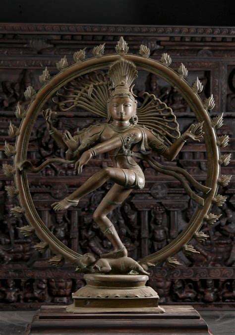 Antique Bronze 19th Century Nataraj Statue 36" (#antique-nataraja): Hindu Gods & Buddha Statues