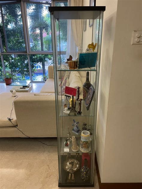 Glass Display Cabinet - IKEA, Furniture & Home Living, Furniture ...