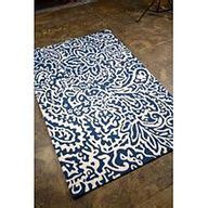 navy and white paisley rug - Google Search | Area rugs, White area rug, Cool rugs