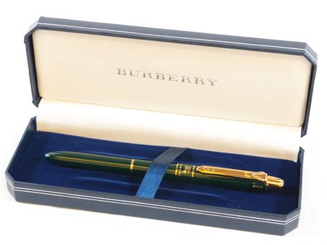 SOLD - Burberry Multi Function Ballpoint Pen & Mechanical Pencil in Dark Green - Boxed | ARHC ...