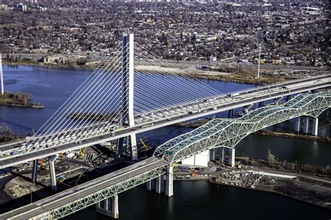 Pont à haubans - Automne 2019 - Pont Samuel-De Champlain