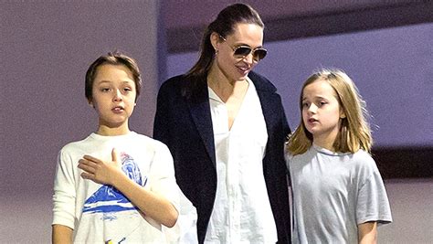 Knox & Vivienne Jolie-Pitt: Then & Now Pics Of Brad & Angelina’s Twins ...