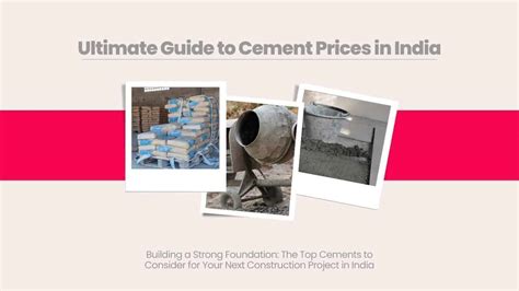 Best Cement in India -Top 10 Brands of Cements with their Prices