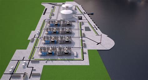 LNG Port - Terminal 3D Model $119 - .3ds .fbx .max - Free3D