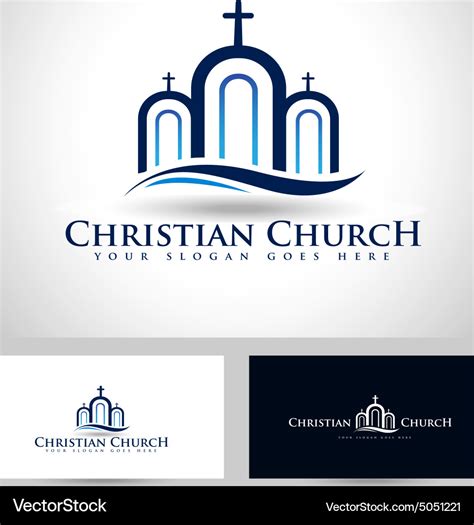 Church logo Royalty Free Vector Image - VectorStock