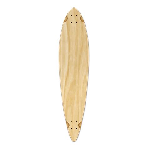 Pintail Blank Longboard Deck - Natural