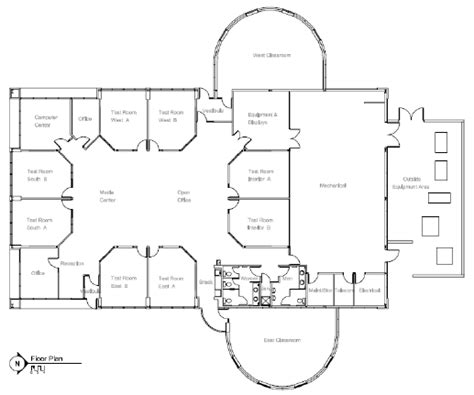 1. Schematic of zones in the building served by AHU-A and AHU-B ...