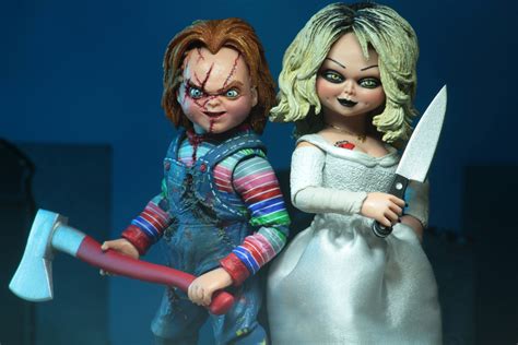 Bride of Chucky – 7″ Scale Action Figures – Ultimate Chucky & Tiffany 2-Pack – NECAOnline.com