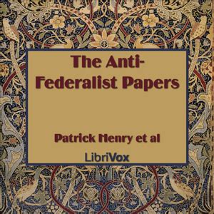 Listen Free to Anti-Federalist Papers by Patrick Henry with a Free Trial.