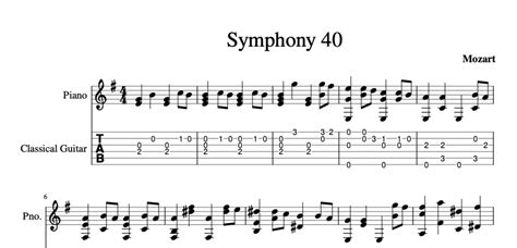 Symphony #40 Bars 1-42