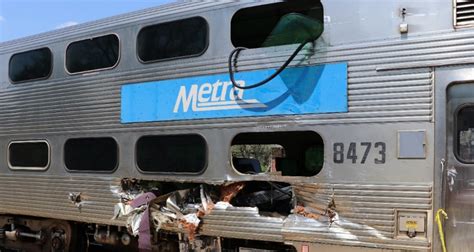 Metra train hit stalled truck at 60 mph in 2022 accident that killed passenger - Trains