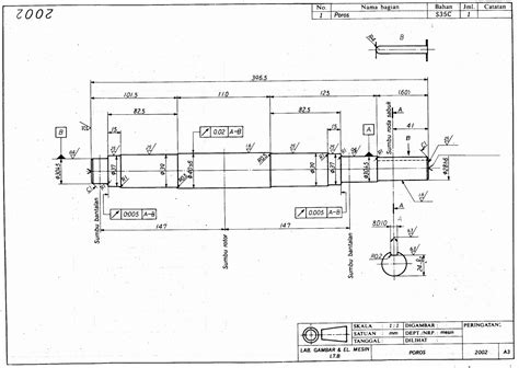 Ukuran Kepala Gambar Teknik – mosi