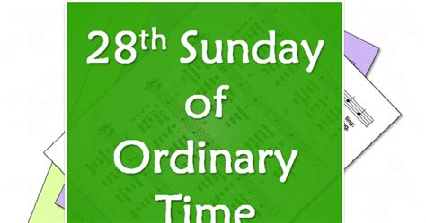 LiturgyTools.net: Hymns for the 28th Sunday in Ordinary Time, Year C (13 October 2019)