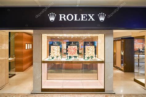 Rolex store at Geneva Airport – Stock Editorial Photo © teamtime #130526758