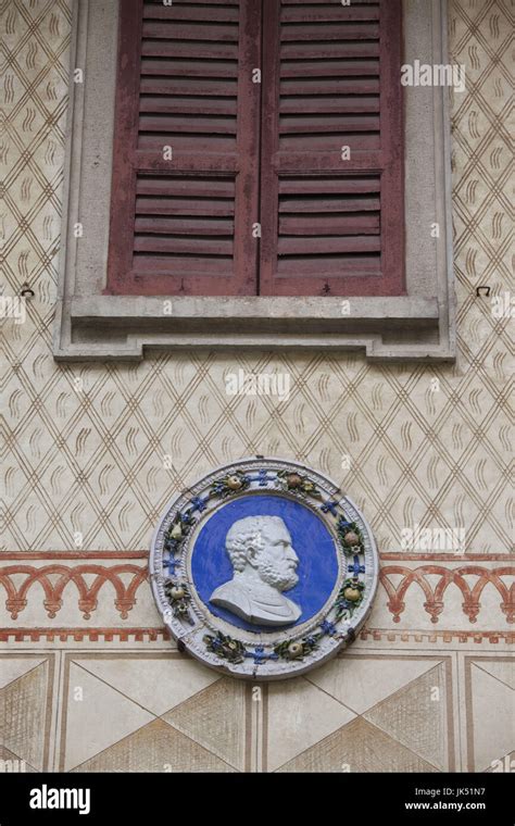 Italy, Lombardy, Lakes Region, Lake Como, Brunate, villa details Stock Photo - Alamy